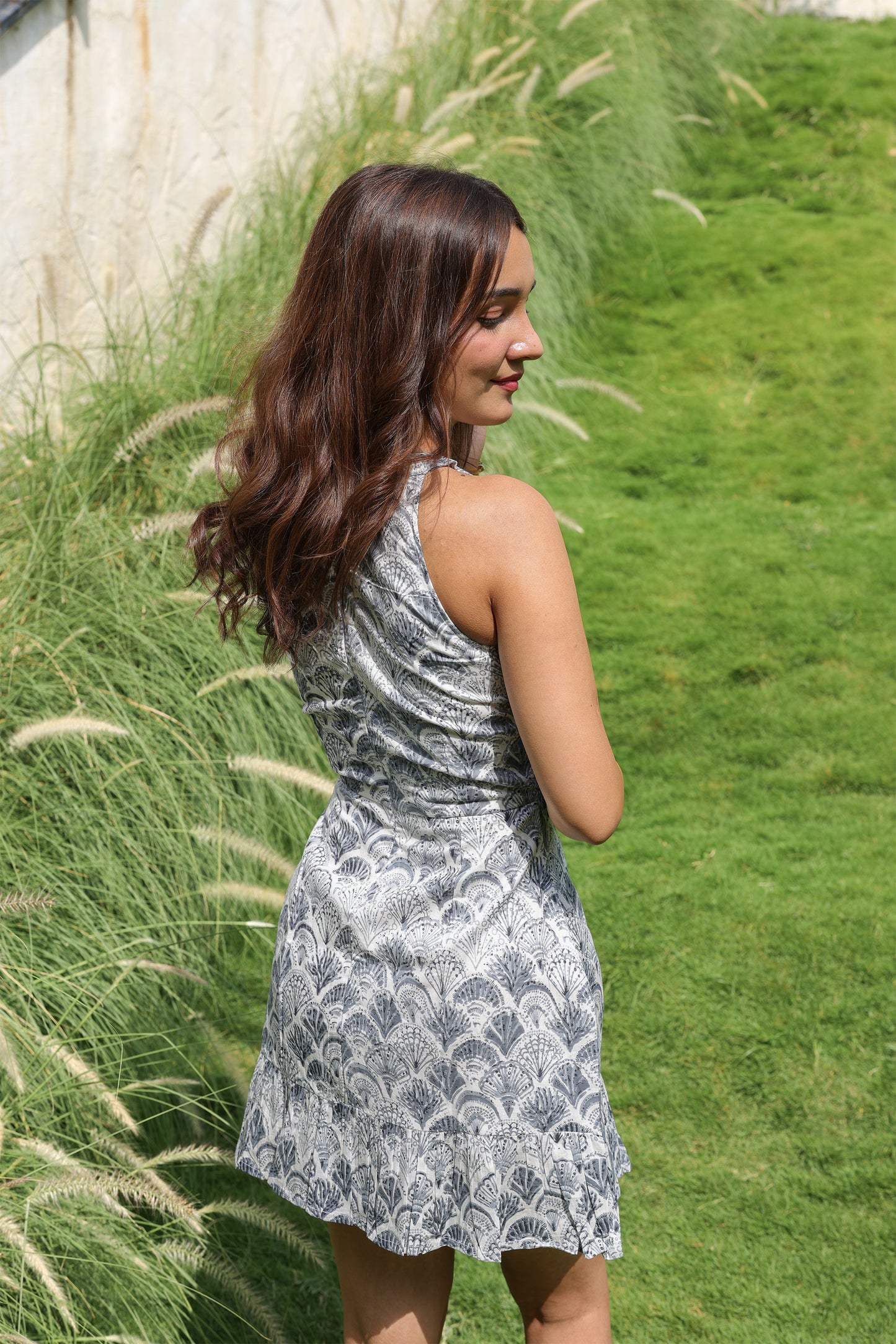 Seashell Ruffle Dress