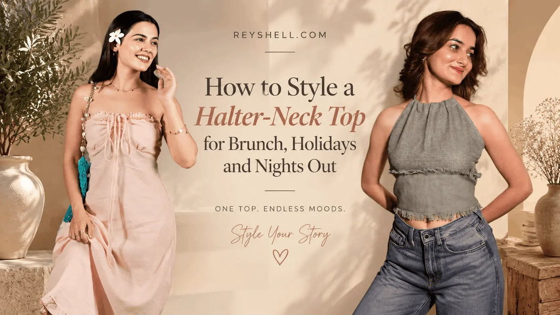 How to Style a Halter-Neck Top for Brunch, Holidays and Nights Out