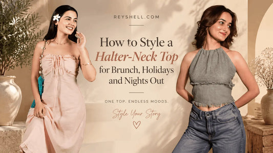 How to Style a Halter-Neck Top for Brunch, Holidays and Nights Out