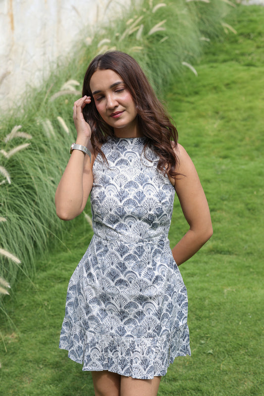Seashell Ruffle Dress