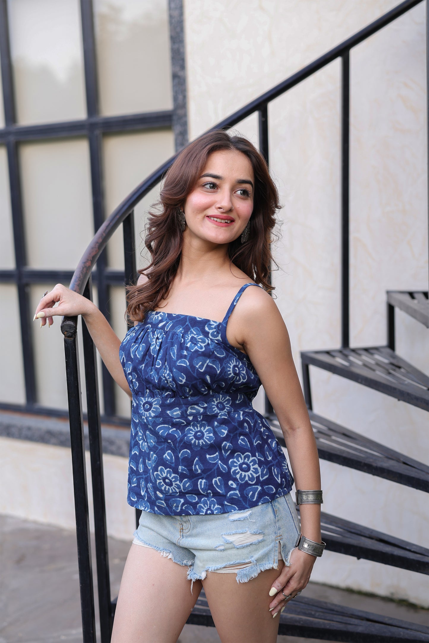 Noor Square Neck Top