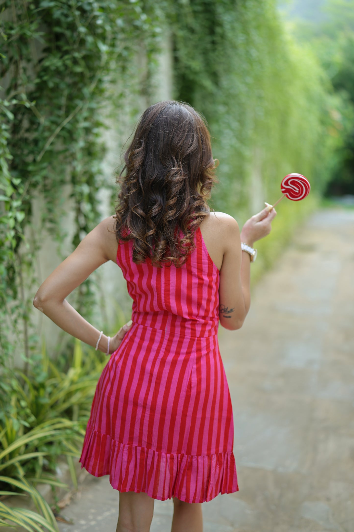 Candy Floss Ruffle Dress